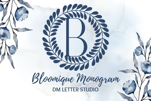 Bloomique Font Dm Letter Studio 