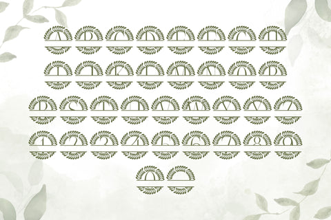 Bloomique Split Font Dm Letter Studio 