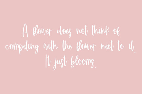 Bloomish Script Font Beck McCormick 