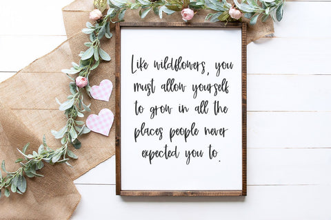 Bloomish Script Font Beck McCormick 