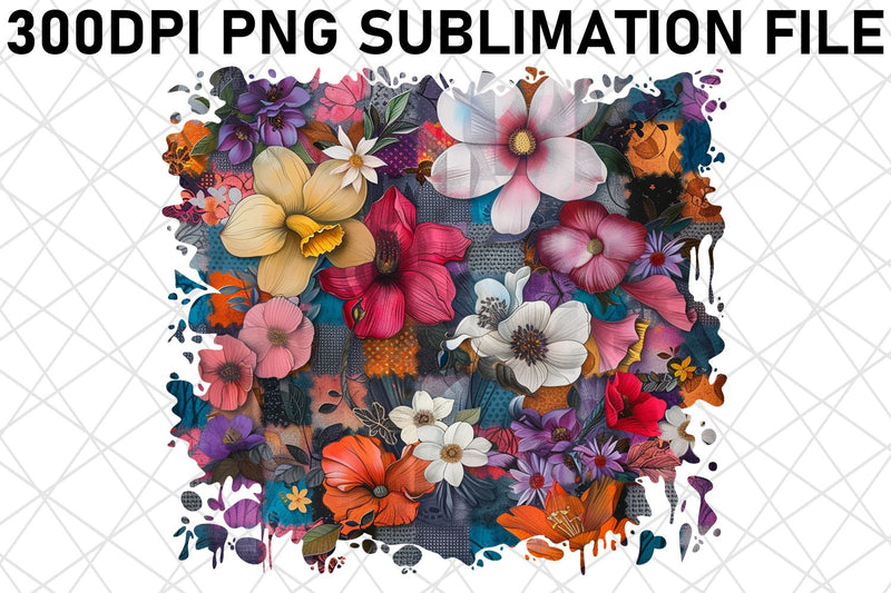 Blossom Bliss Sublimation Vibrant Color Sublimation afrosvg 