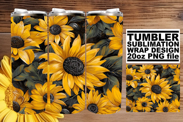 Blossom Bonanza Tumbler Wrap: Whimsical Blooms Sublimation afrosvg 