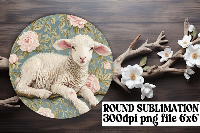 Blossom Creatures Flower Circle Sublimation Sublimation afrosvg 