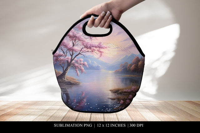 Blossom Lunch Bag Sublimation Design Sublimation BijouBay 