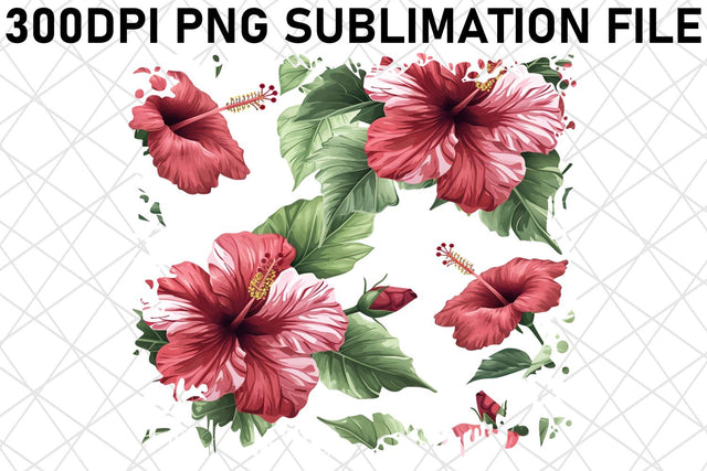 Blossom Serenity Sublimation Art, Floral Pattern PNG Design, Blooming Beauty, Springtime Joy Sublimation afrosvg 