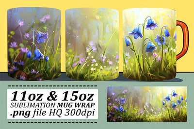 Blossoming Beauty Cup Design - Vibrant Spring Sublimation Sublimation afrosvg 