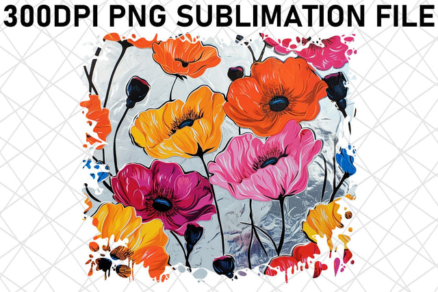 Blossoming Flowers Sublimation PNG Sublimation afrosvg 