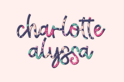 Blossomly Script Font Beck McCormick 
