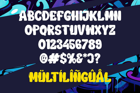 Blow Grafo - Graffiti Display Font Font Mozzatype 