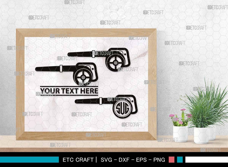 Blower Machine Monogram, Blower Machine Silhouette, Blower Machine SVG ...
