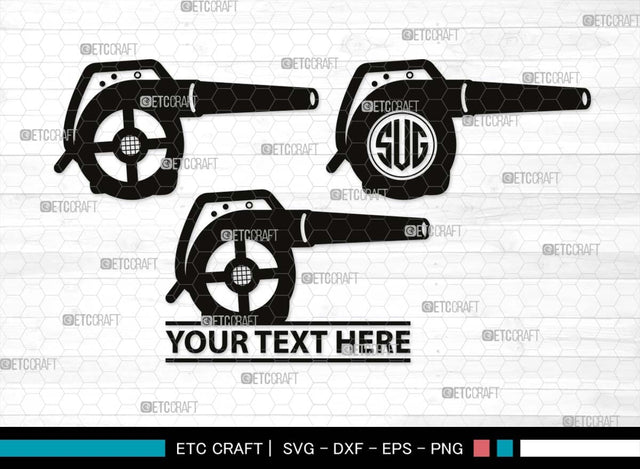 Blower Machine Monogram, Blower Machine Silhouette, Blower Machine SVG, Leaf Vacuum Svg, Leaf Blower Svg, Landscaping Svg, Electric Blower Svg, SB00516 SVG ETC Craft 