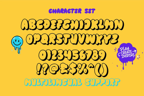 Blubero - fun 3D graffiti display Font Font Mozzatype 