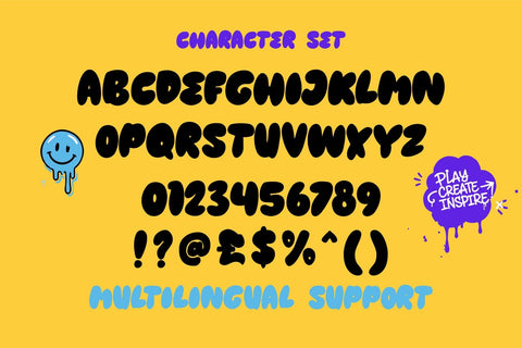 Blubero - fun 3D graffiti display Font Font Mozzatype 