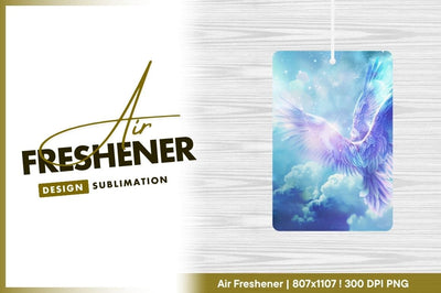 Blue and Purple Winged Creature Soaring Through Cloudy Sky with Bokeh and Stars Sublimation Regulrcrative 