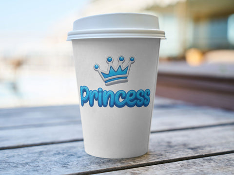 Blue and Silver Princess SVG | Crown PNG | Crown Image SVG Paige Cole Studio 