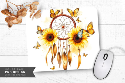 Blue Butterfly Dream Mousepad Sublimation Regulrcrative 