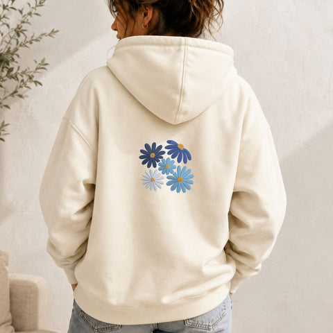 Blue Daisy Flowers Machine Embroidery Design – Floral Daisy Bouquet Embroidery File Embroidery/Applique DESIGNS PatternFeed8 