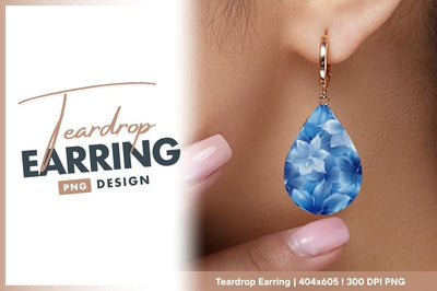 Blue floral background with elegant flower petals Sublimation Regulrcrative 