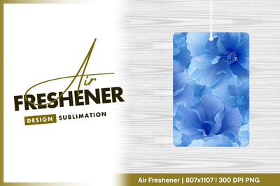 Blue floral seamless pattern background illustration Sublimation Regulrcrative 