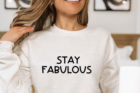 Blue Flower Font Cotton White Studio 