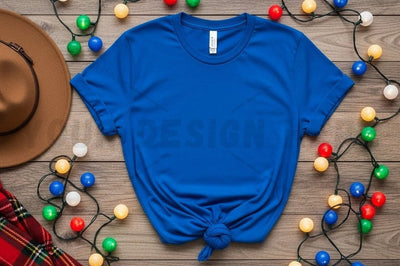 Blue knot t-shirt mockup design Mock Up Photo Designangry 