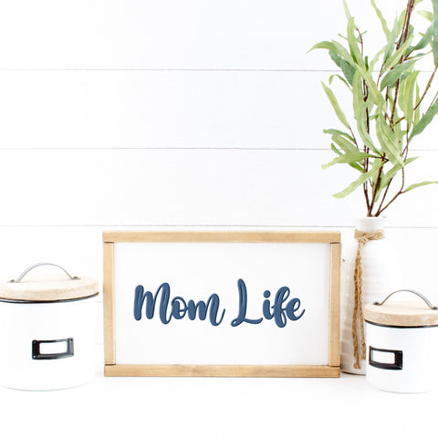 Blue Mom Life SVG | Mom PNG SVG Paige Cole Studio 