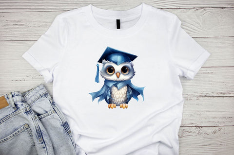 Blue Owl Graduate Sublimation Clipart Bundle Sublimation Designangry 