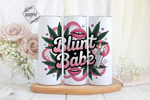 Blunt Babe 20oz Tumbler Wrap Sublimation sassyprint 