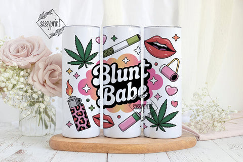 Blunt Babe 20oz Tumbler Wrap Sublimation sassyprint 