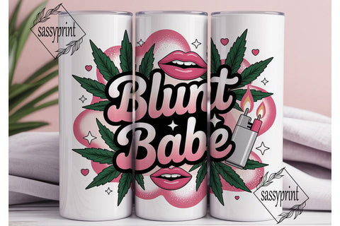 Blunt Babe 20oz Tumbler Wrap Sublimation sassyprint 