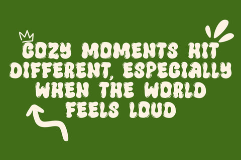 Blunt Bubble Font Dm Letter Studio 