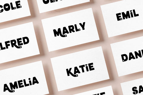 Blush Font Cotton White Studio 