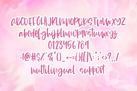 Blush Lovely – Handwritten Font Font Dm Letter Studio 