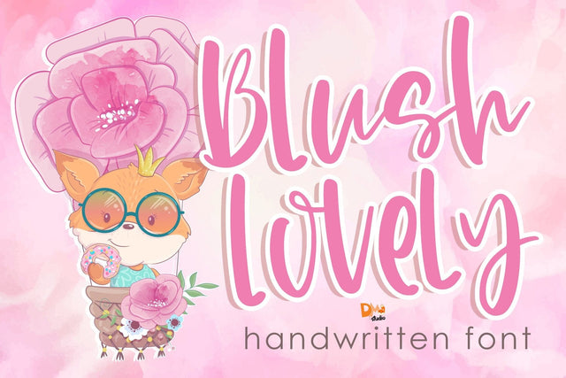 Blush Lovely – Handwritten Font Font Dm Letter Studio 