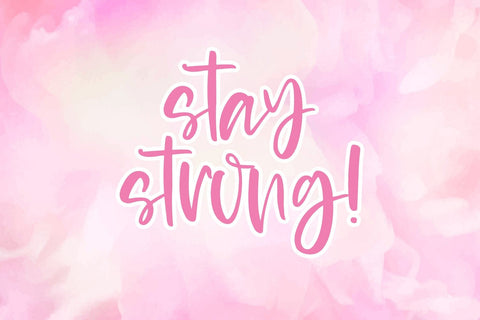 Blush Lovely – Handwritten Font Font Dm Letter Studio 