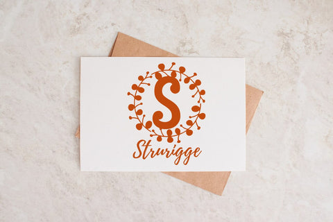 Blynford Monogram Font Font Dm Letter Studio 