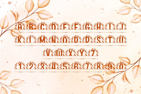 Blynford Split Monogram Font Font Dm Letter Studio 