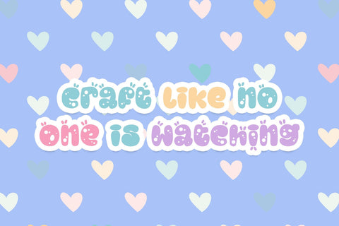 Boba Party Font Dm Letter Studio 