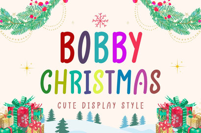 Bobby Christmas Font Prasetya Letter 