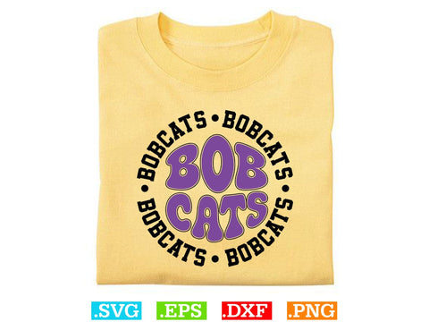 Bobcats Football Shirt, Sports Team Svg, Bobcats Football Silhouette SVG Creativeart88 