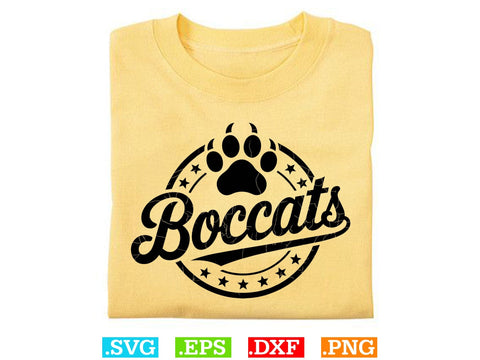 Bobcats Football Shirt, Sports Team Svg, Bobcats Football Silhouette SVG Creativeart88 