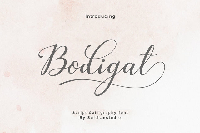 Bodigat Font Sulthan studio 