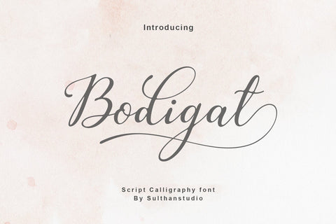Bodigat Font Sulthan studio 