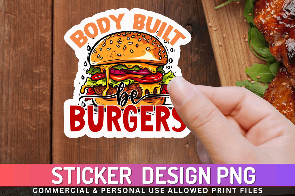 Body built be Sticker Design - So Fontsy