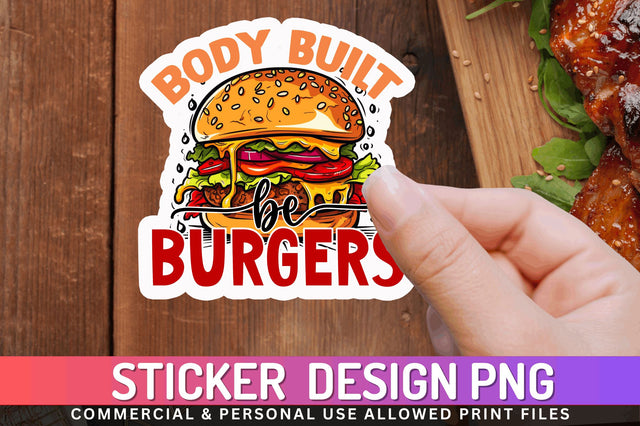 Body built be Sticker Design Sublimation Regulrcrative 
