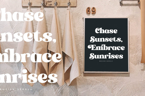 Bogien Seralu - Modern Retro Serif Font Letterena Studios 