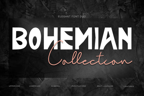 Bohemian Collection Font Prasetya Letter 