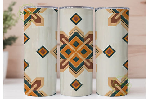 Bohemian Star Tumbler Wrap Sublimation PixelChick 