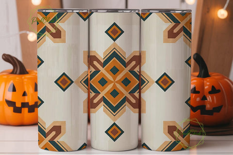 Bohemian Star Tumbler Wrap Sublimation PixelChick 