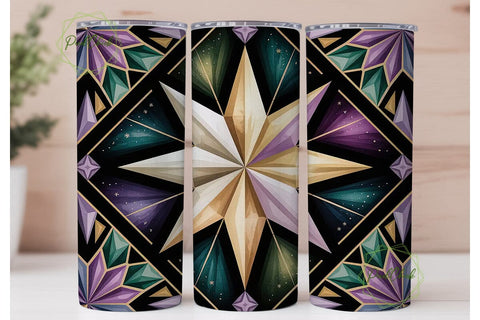 Bohemian Tribal Tumbler Wrap PNG Sublimation PixelChick 
